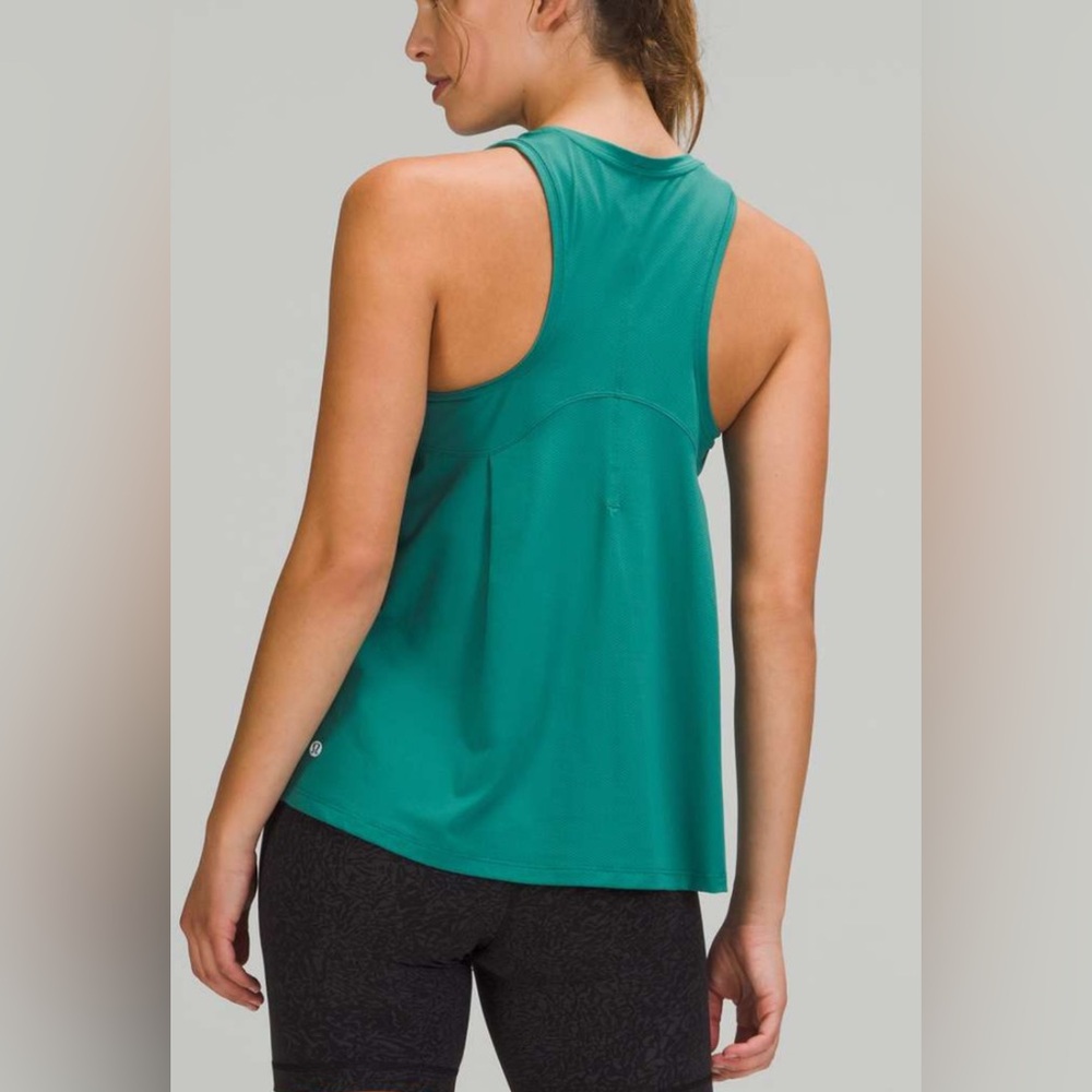 lululemon athletica Teal Racerback Tank Top